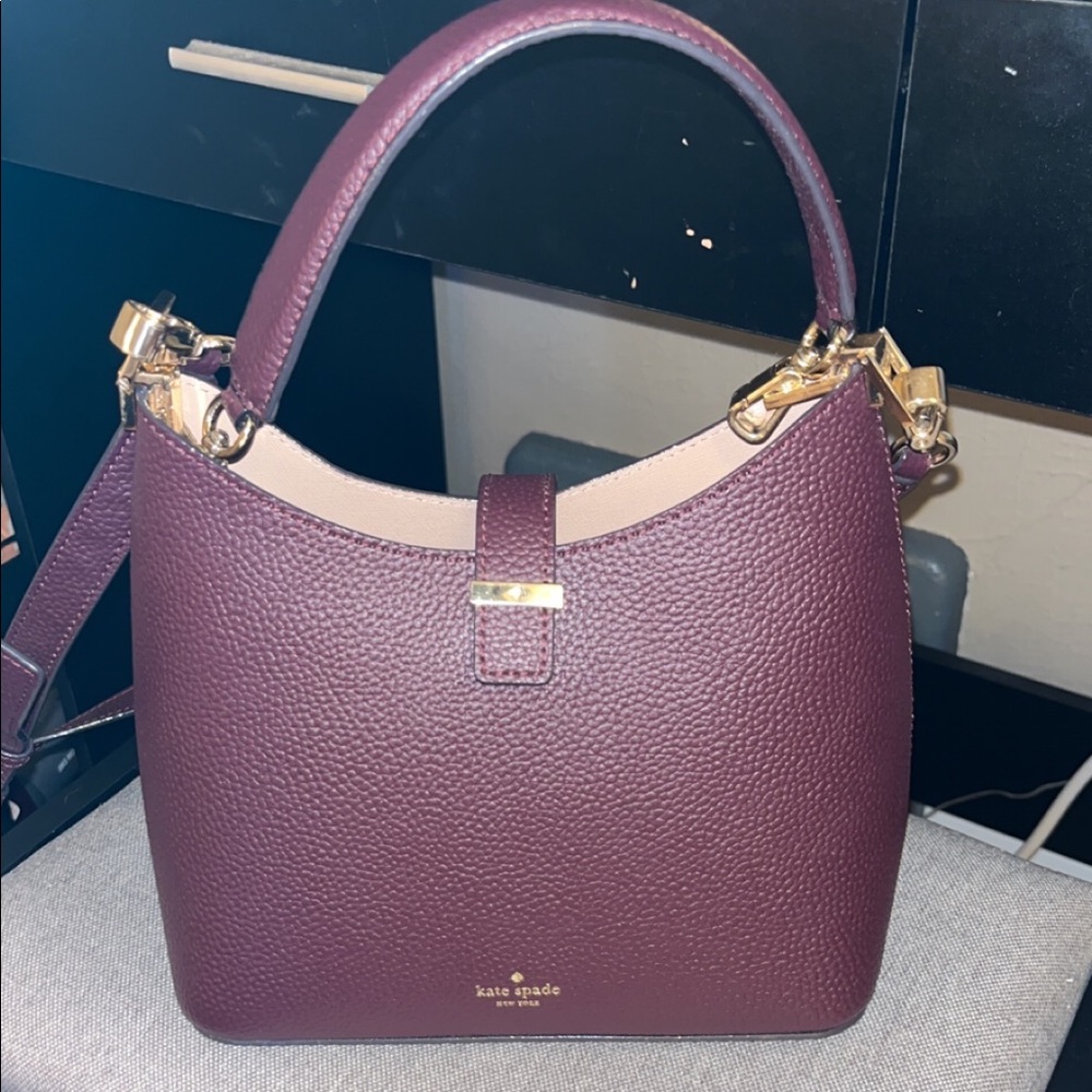 Maroon Kate Spade bag